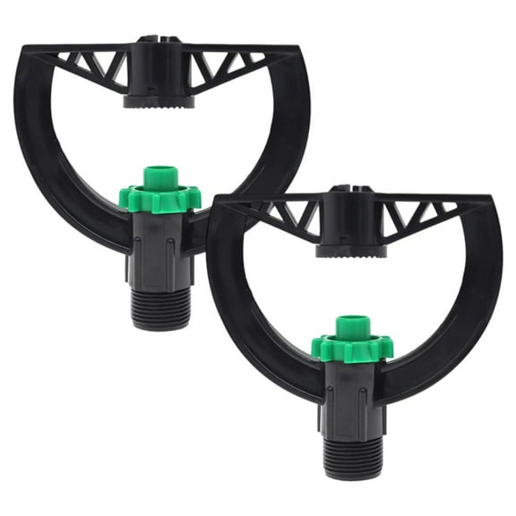 6 Decentralized Refractive Nozzles for Center Pivot Irrigation Systems, 4-7m Spray Radius, DN15 Interface, Low Pressure Operation 2.5-3.5kg