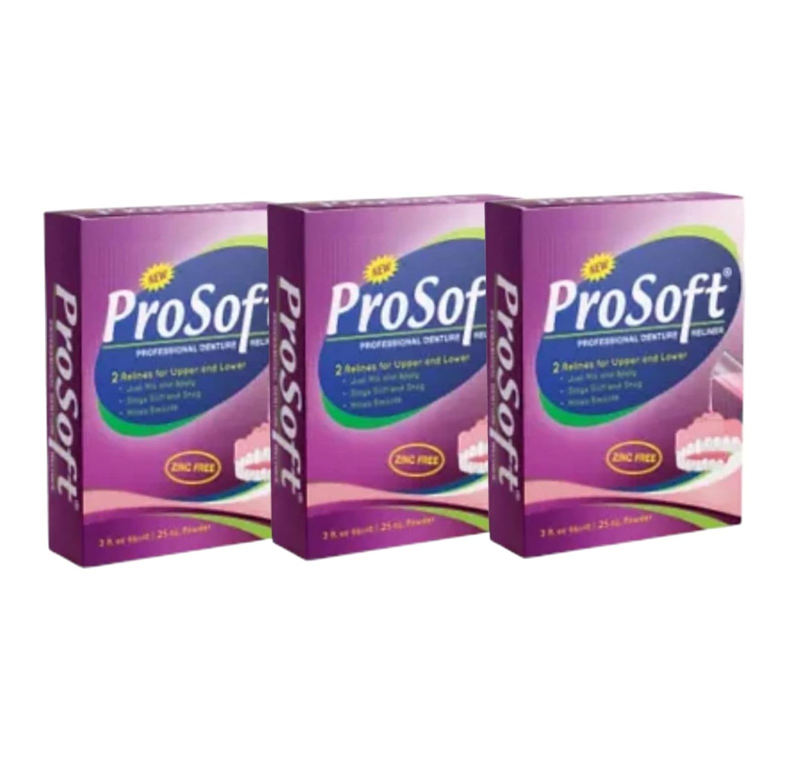 6 Denture Reline Kits Denture Reline ProSoft Relinerliner For loose