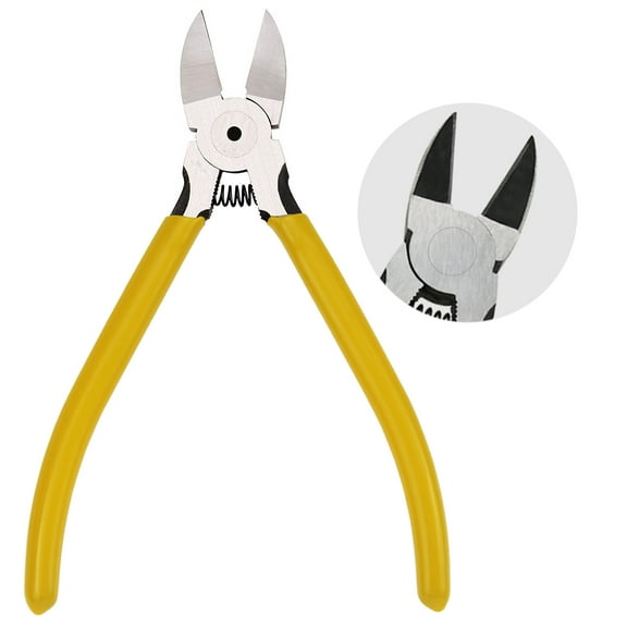 6'' Diagonal Cutting Pliers, Professional Wire Cutter with High-Duty Chrome Vanadium Alloy Steel Cutting Edge