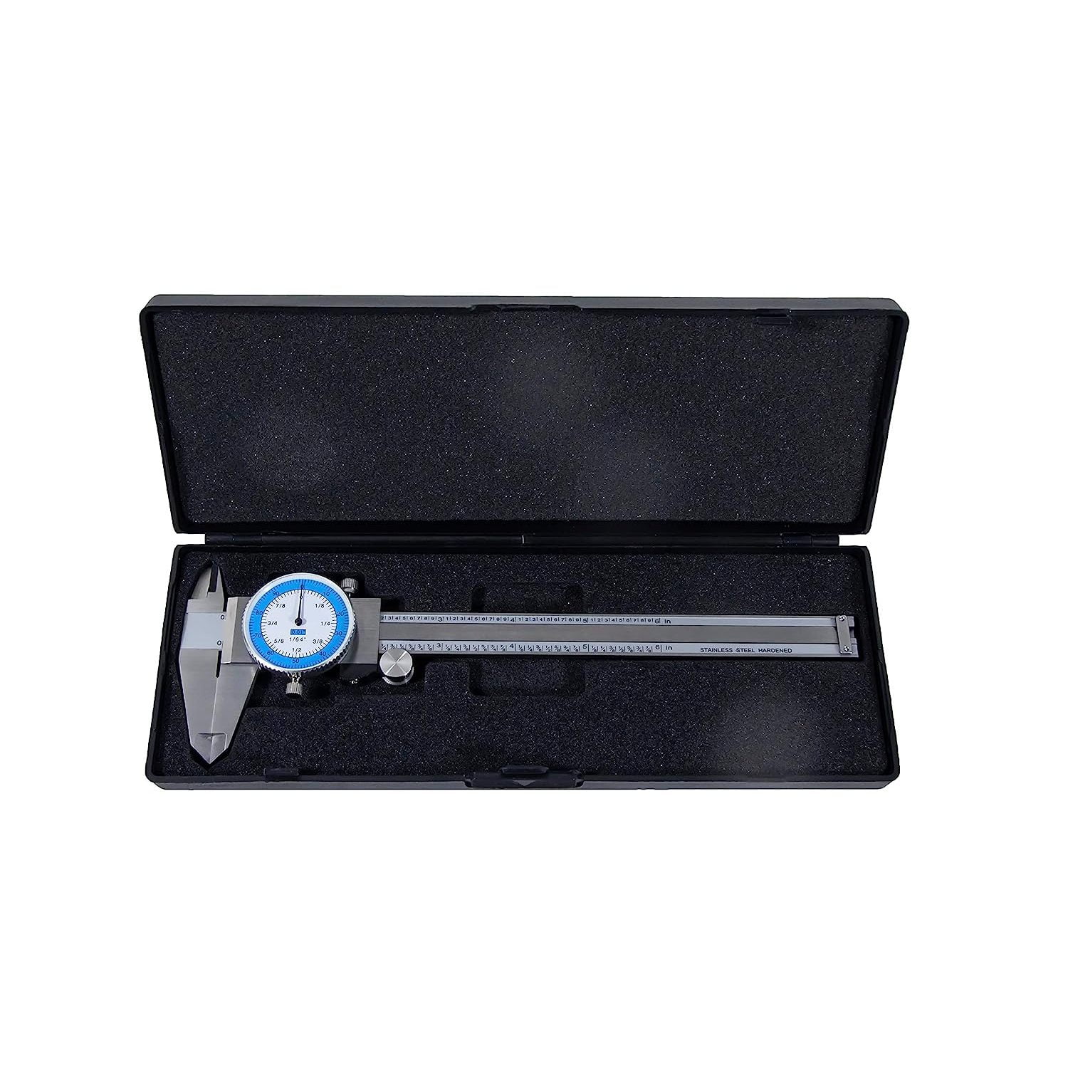 Snapklik.co : Dial Caliper 6" Fractional & Decial Inch Cobination