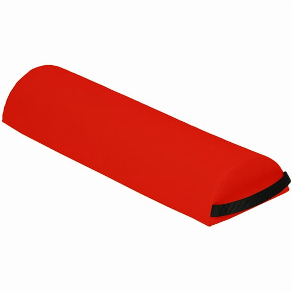 6" Diameter Deluxe Oversized Massage Table 25" Half Bolster - Red