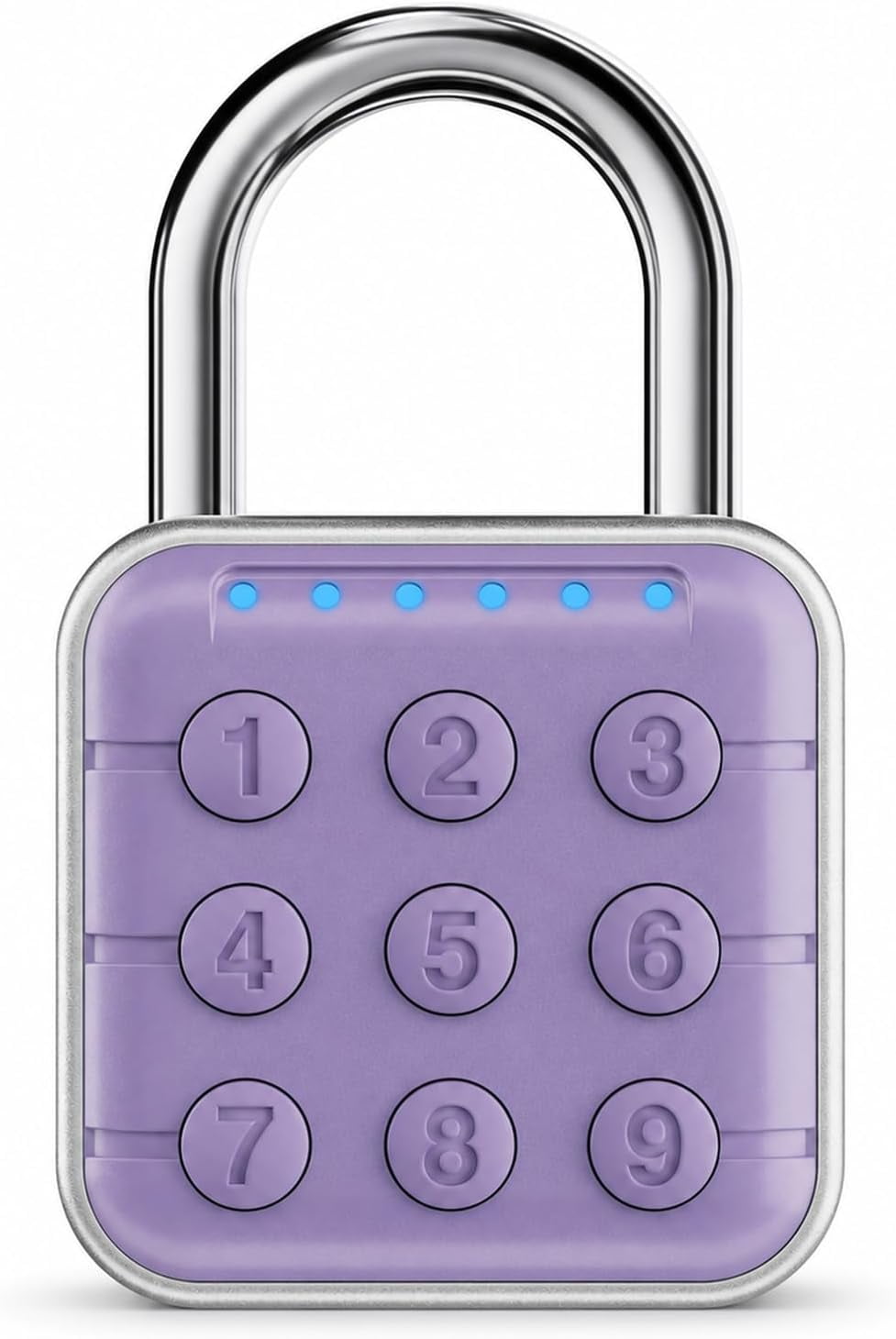 6-Digit Keypad Combination Locker Lock, Digital Push-Button Padlock ...