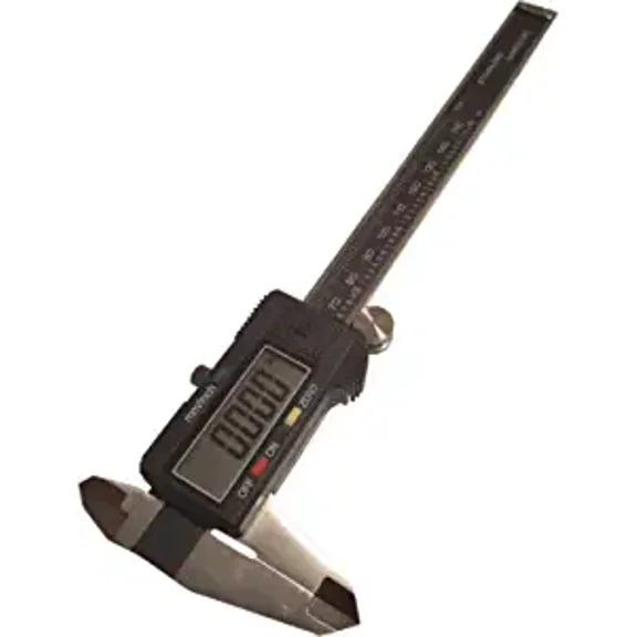 6" Digital Caliper Stainless Steel Body with Large LCD Screen | 0 - 6 Inches | Inch/Fractions/Millimeter Conversion