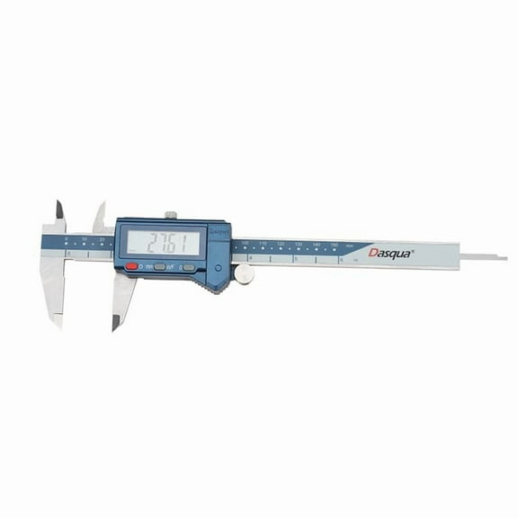 6" Digital Caliper Stainless Steel - IP54 Rated with Large Screen, in/mm/Fraction Conversion. High Precision 0.001" Accuracy, Includes Protective Case