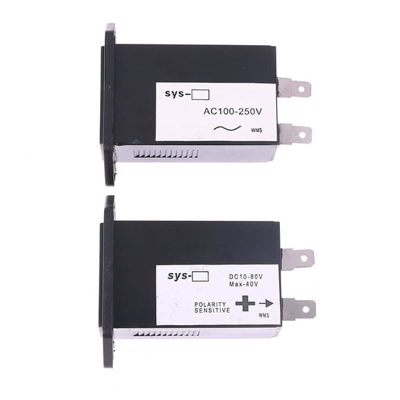 6 Digits 100-250V AC Hour Meter,Complete Sealed Quartz Timer Counter SYS-1