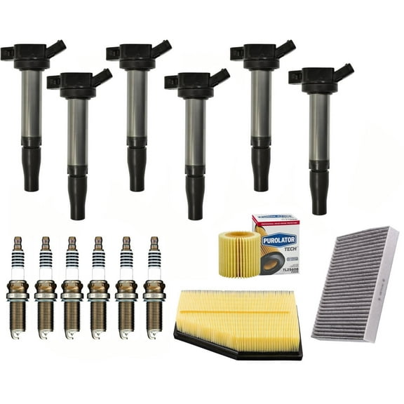 6 Direct Ignition Coil Spark Plugs Oil Air Filters For 2018-2021 Lexus LC500h