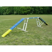 6 Dog Agility Dog Walk, Aluminum with Rubber Surface