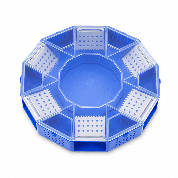 6-Door Cockroach Catcher - Reusable Physical Roach Trap for Home, Kitchen & Pantry, Non-Toxic & Pesticide-Free Insect Control Device, 360-Degree Entry Design