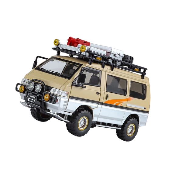6 Door Opening 1/24 Minivan Model Car With Spring Suspension Bright Light Clear Sound Effects Children Educational Toy