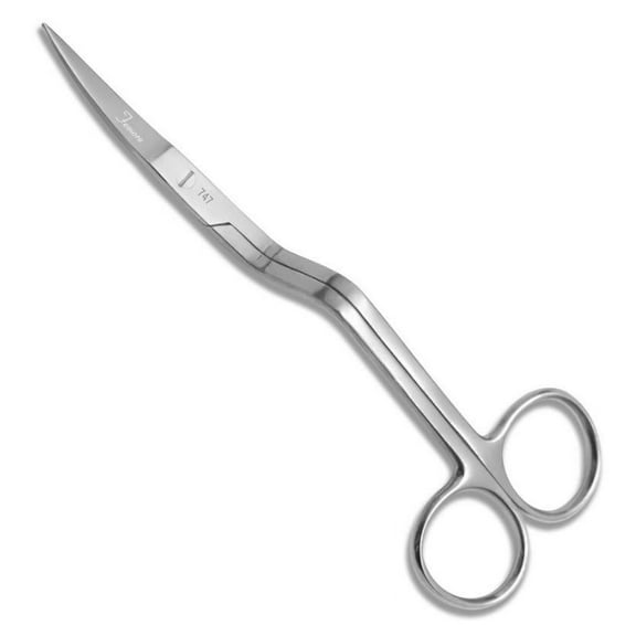 6" Double Curved Machine Embroidery Scissors, Famore Cutlery