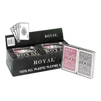 6 Double Deck Large Index Pinochle Playing Cards in Display Box