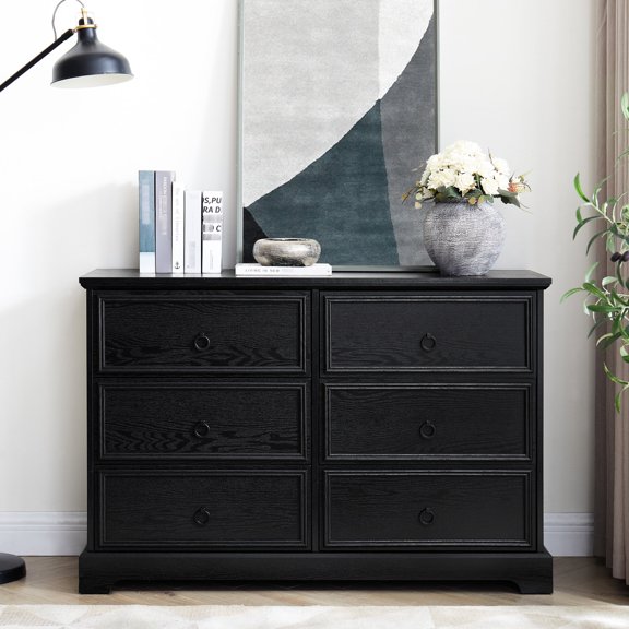 6-Drawer Bedroom Storage Solution - Features Precise Ring Bearings