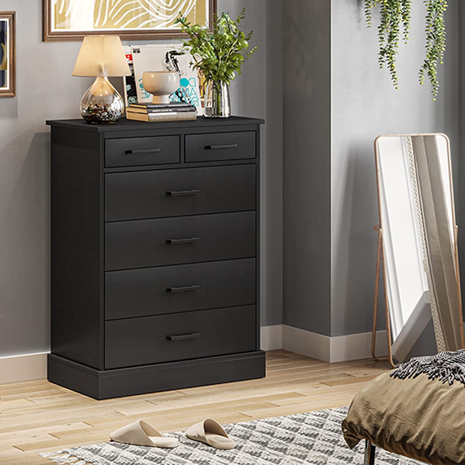Walmart cheap dresser black