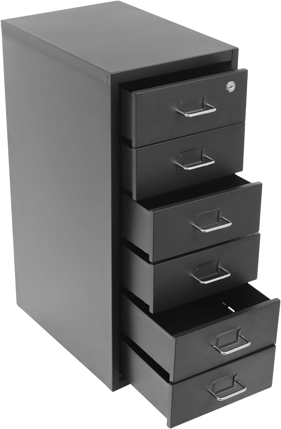 6 Drawer File Cabinet, Vertical File Cabinet with Lock, MetalFiling ...