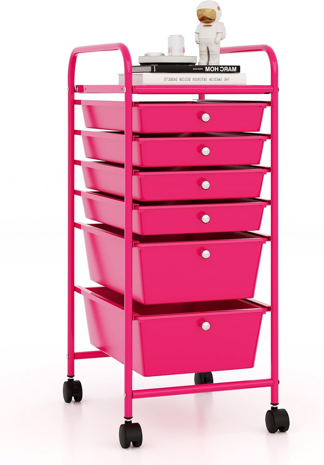 Buy DREAADE Rolling Storage Cart With 15 Plastic Drawers, Drawers - View #2