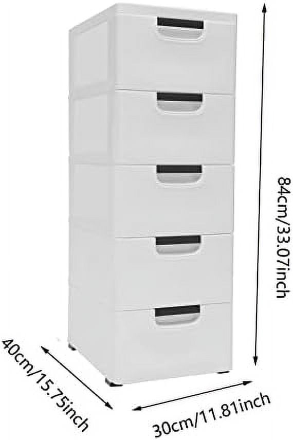 6 Drawers Cartoon Closet Drawers Tall Dresser Organizer 2
