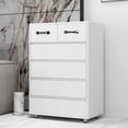 thumbnail image 1 of 6 Drawers Dressers UWR-Nite Chest of Drawer Bedroom Cabinet Tall Storage Nightstand Sidetable for Living Room, 1 of 7