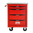 thumbnail image 1 of 6 Drawers Multifunctional Tool Cart with Wheels,Metal Rolling Tool Cart Storage for Garage Workshop Warehouse Repair Shop--With Stainless Steel Roof- Red&Black, 1 of 18