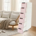thumbnail image 1 of 6 Drawers Storage PP Cabinet, Storage Cabinet for Home and Office Narrow Space with 77.16lbs Load-bearing Capacity, 1 of 15