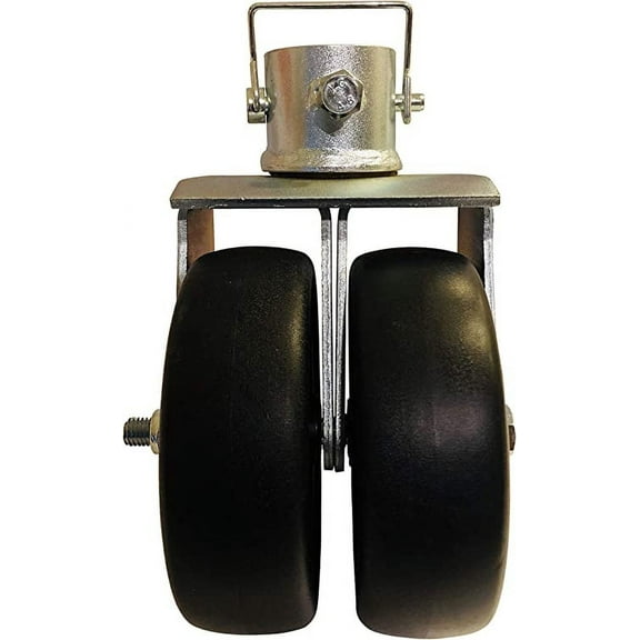 6" Dual Wheel Trailer Jack Caster (2,000 Pound Rated)