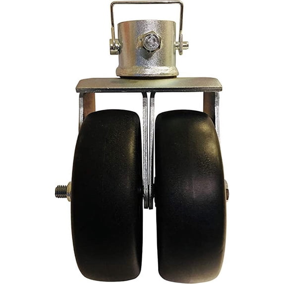 6" Dual Wheel Trailer Jack Caster (2,000 Pound Rated)