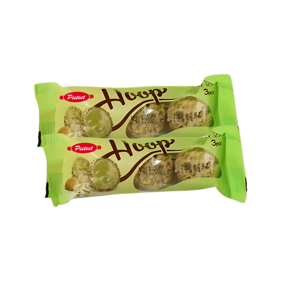 6 Dubai Kunafa Pistachio Chocolate Balls  ( 2 Pack x 27g) | Rich Milk Chocolate with Concentrated Pistachio Flavor | 1.8 oz Total | Gourmet Gift for Office, Friends, Gatherings & Special Occasions