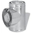 thumbnail image 1 of 6" Dura-Vent Dura/plus Tee With Cap, Galvanized Steel, 1 of 3