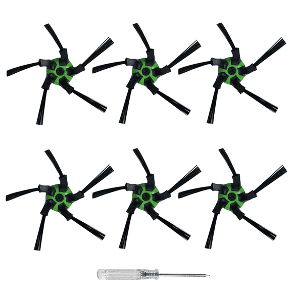 6 Edge-Sweeping side brushes,Replacement Parts for IRobot Roomba S9 (9150) S9+ S9 Plus (9550) S Series Vacuum Cleaner (Side Brushes)