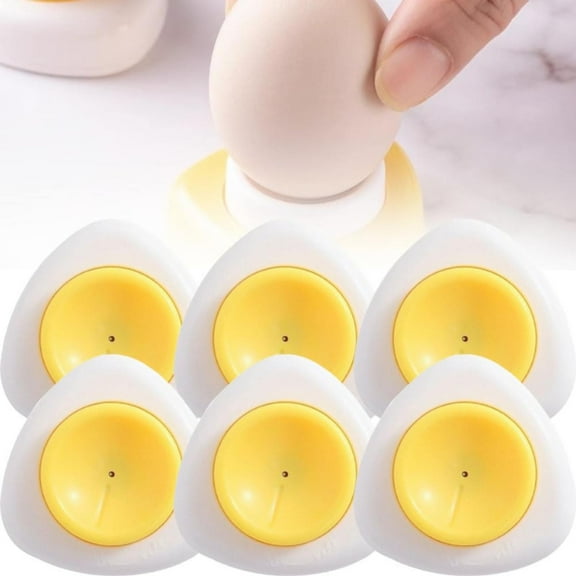 6* Egg Punch Egg Punch 2025 New Magnet Egg Piercer for Eggs Egg Poker for Hard Boiled Eggs Easy Eggshell Peeler Remover Tool Egg Hole Puncher Pricker with Lock Kitchen Gadgets