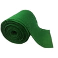 thumbnail image 1 of 6 Emerald Burlap Ribbon 10 Yards Serged Made In Usa-,, 1 of 1