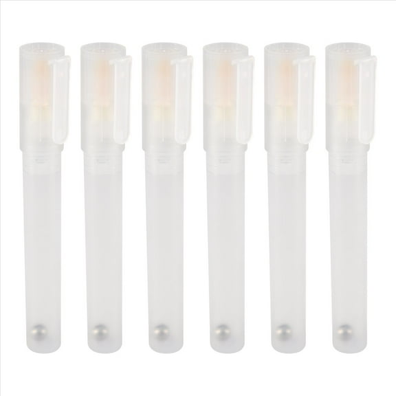 New Arrivals 6 Empty Fillable Blank Paint Pen Markers Refillable