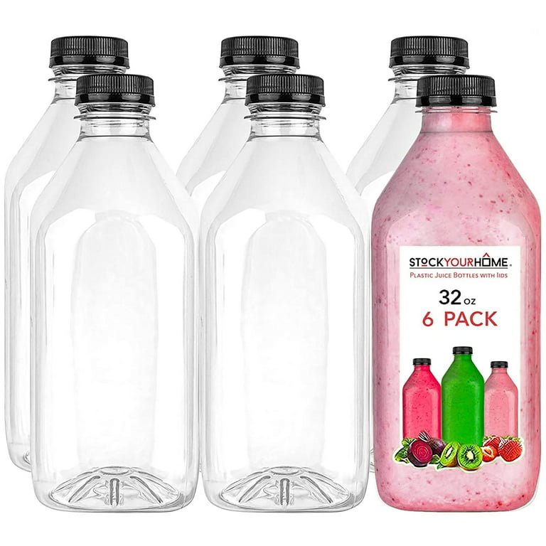 https://i5.walmartimages.com/seo/6-Empty-Plastic-Juice-Bottles-with-Lids-32oz-Juice-Drink-Containers-with-Caps_bead2b1d-a957-4e17-bb88-bec8d5a61fb8.d7af7fe307e14401f0da101b7b7b56c8.jpeg?odnHeight=768&odnWidth=768&odnBg=FFFFFF
