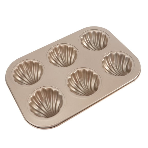 6 Even Loaf Pans for Baking Bread Shaped Non-stick Cake Mold