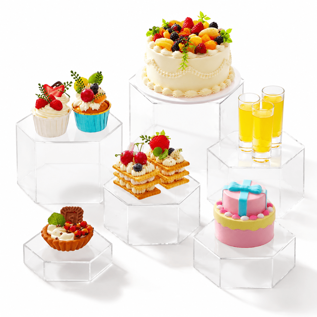 Large Table Risers 6 Extra Large Buffet Risers 5.5 To 8 Inchr - Walmart.com