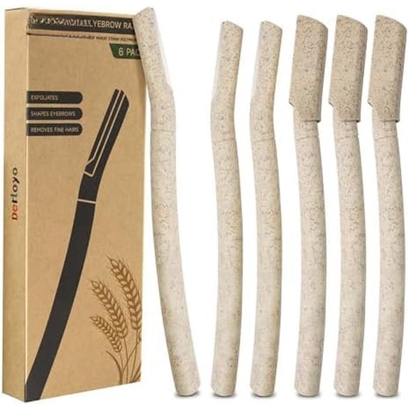 6- Eyebrow Razor for Women | Dermaplane Facial Razor for  | Hair Trimmer  Razor for  Use |  Facial Hair Removal Disposable  Eyebrow Tool