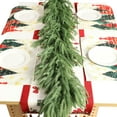 thumbnail image 1 of 6 FT Christmas Norfolk Pine Garlands,Real Touch Artificial Christmas Garland,Thick and Lush,Soft Bendable,Green Garland for Table Wall Fireplace Indoor Outdoor Christmas Decorations (Green-A, 6FT), 1 of 6