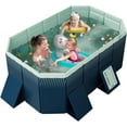 6 FT Foldable, Non Inflatable, Hard Plastic Kiddie Pool for Kids