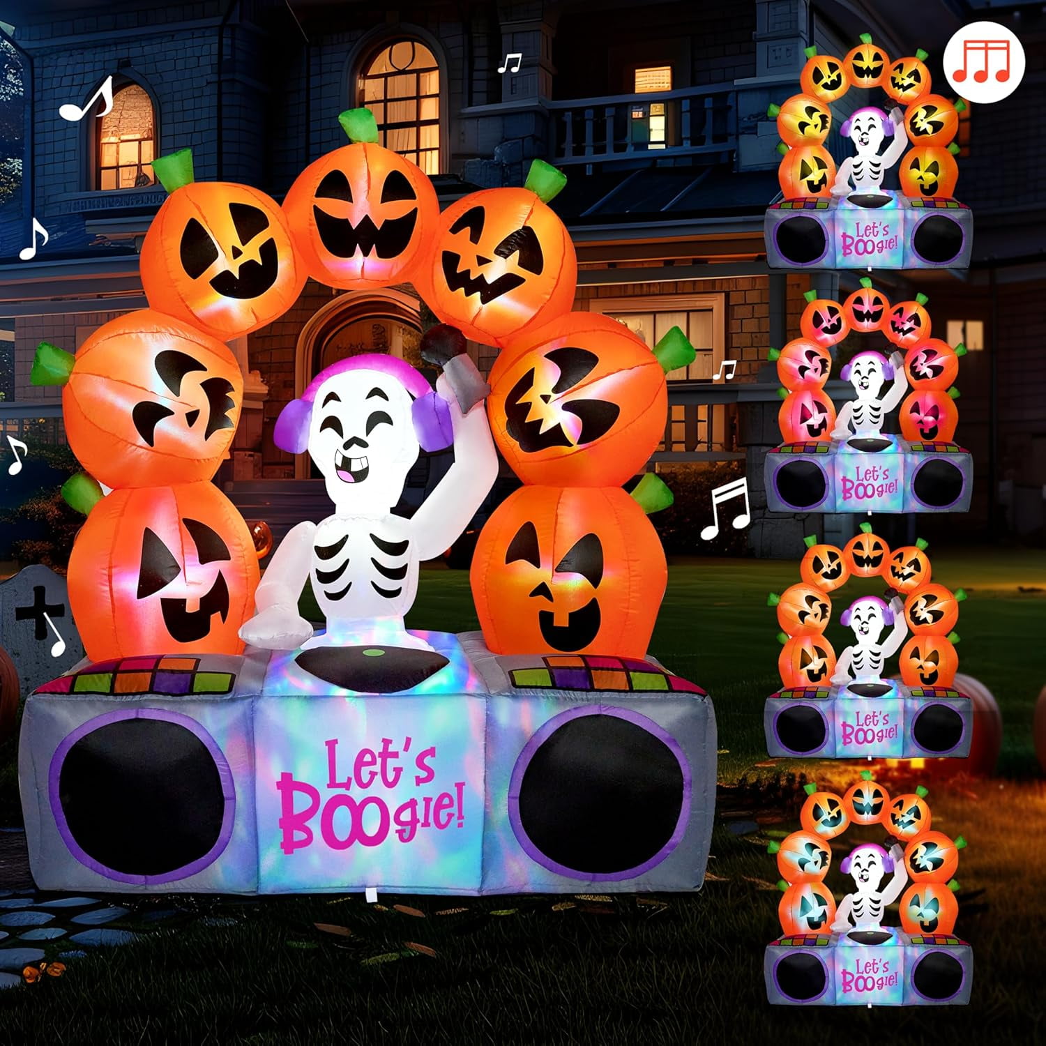 6 FT Halloween Inflatable Outdoor Decoration, Inflatable Halloween