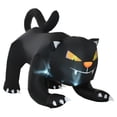 thumbnail image 1 of 6 FT Halloween Inflatables Outdoor Black Cat with Shakable Head, Blow Up Yard Decoration with LED Lights Built-in for Holiday/Party/Yard/Garden, 1 of 7