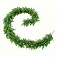 thumbnail image 1 of 6 FT Real Touch Norfolk Pine Garland Green Artificial Christmas Garland Faux Greenery Garland for Holiday Fireplace Mantle Window Indoor Outdoor Decor (1 PCS), 1 of 7