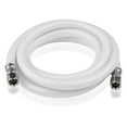 thumbnail image 1 of 6 FT Refrigerator Water Line, Polyester-Reinforced PVC Braided Ice Maker Hose with 1/4" Comp X 1/4"Compression Fittings(20PCS,6 Foot)(HOSE019-20Pack), 1 of 6