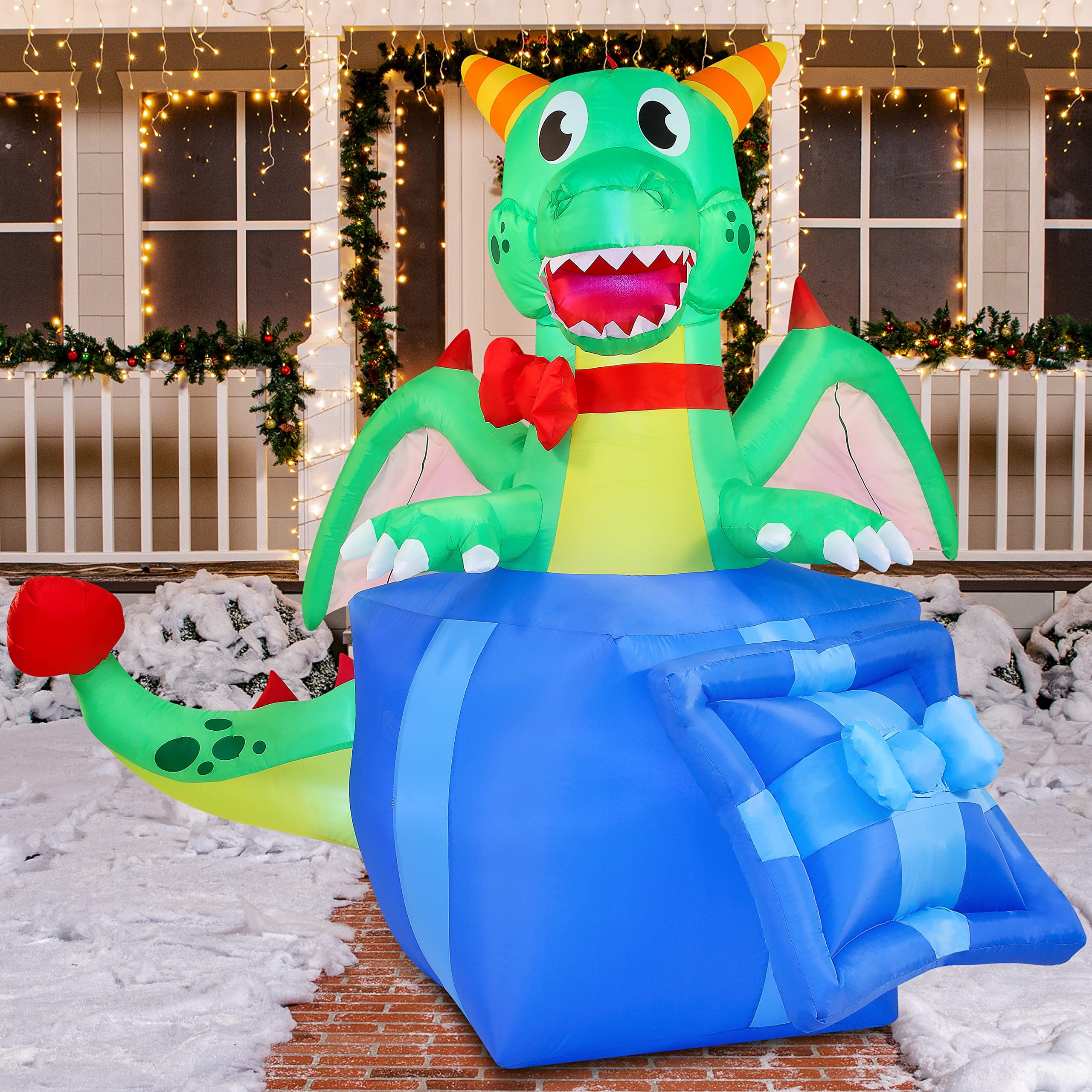 Dragon Christmas Inflatable 