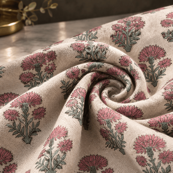 6 Fabric Flcube Storb11 Inch Flower Basket With Handle Linen ...