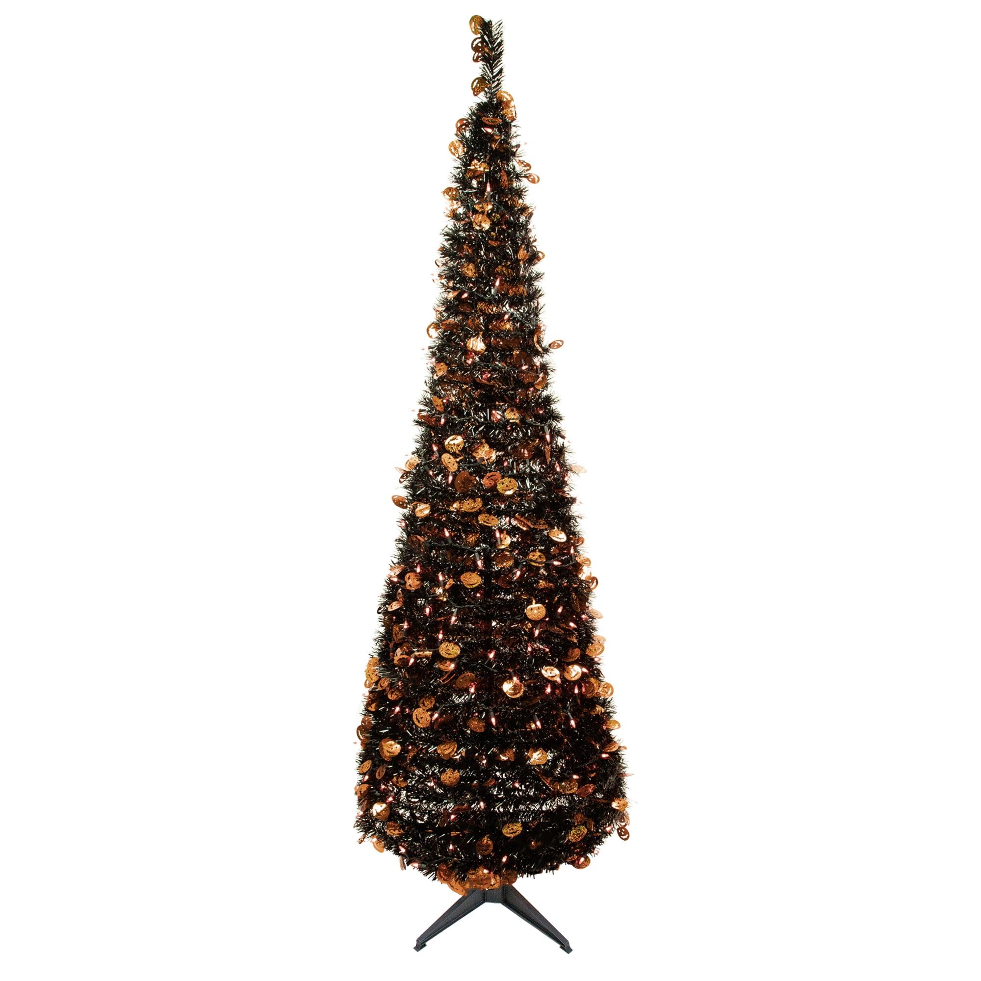 6' Fall Harvest Pop Up Artificial Thanksgiving Tree with Pumpkins
