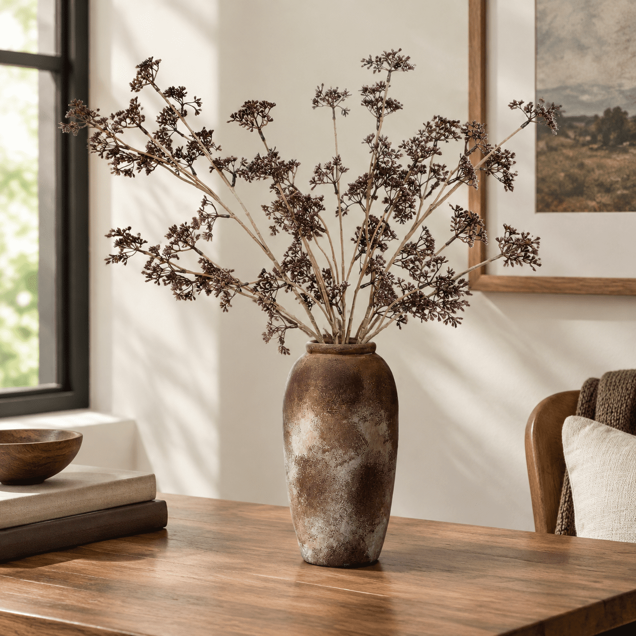 6 Faux Dusty Plum Berry Stem Fall Decor 22 Inch - Walmart.com