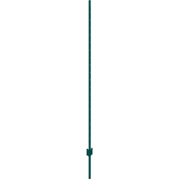 6 Feet Fence Post,6 Pack U-Channel Heavy Duty Metal Fence Posts,Sturdy Steel Fence Stakes for Garden Yard,Lawn,Farms and Outdoor Wire Fencing,Green