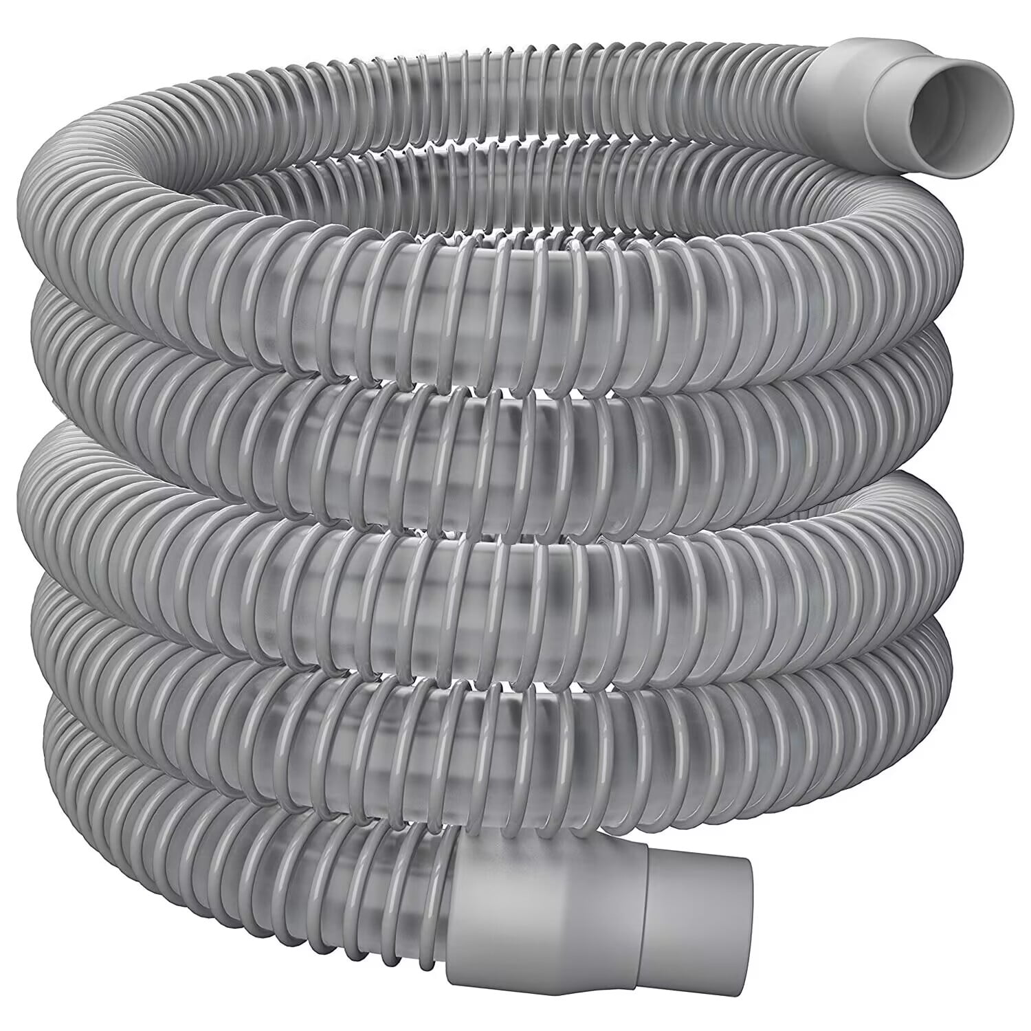 6 Feet Gray Hose - Universal Tube Compatible with All ResMed and Philips Respironics Machines - 1 Pack
