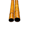 thumbnail image 1 of 6 Feet Long Natural VERY Thick Brown Bamboo Poles (1.5in - 2in Wide) Pack of 2, 1 of 3
