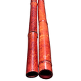 thumbnail image 1 of 6 Feet Long Natural VERY Thick Red Bamboo Poles (1.5in - 2in Wide) Pack of 2, 1 of 3