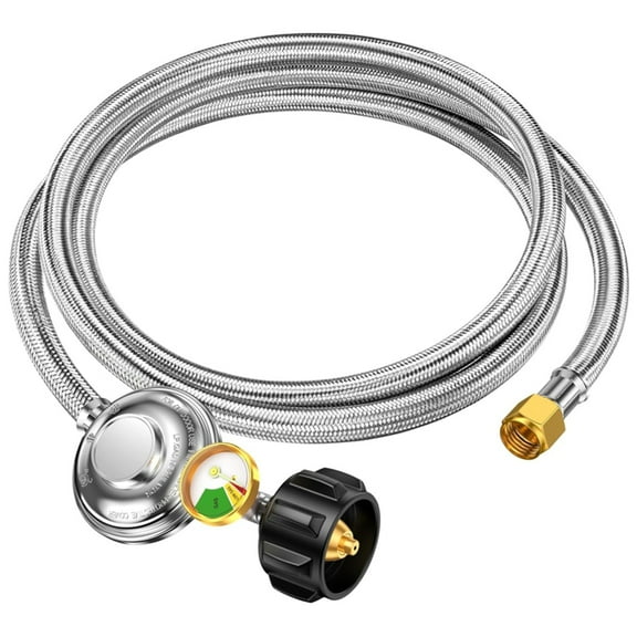 6 Feet Universal QCC1 Low Pressure Propane Regulator Hose